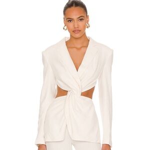 L'Academie Emmy Blazer in Ivory